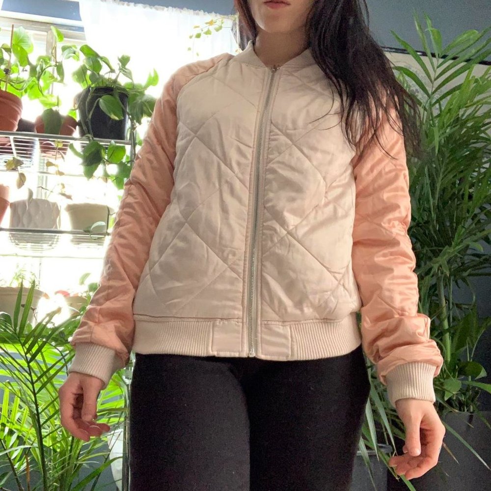 Reversible Satin Bomber Jacket - image 2